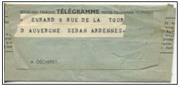 Acq_2014/163. Télégramme pour M EVRARD