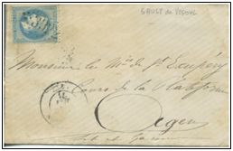 Acq_2014/158. Enveloppe pour Monsieur de ST EXUPÉRY (Agen)