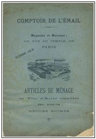 Acq_2014/33. Comptoir de l’émail - 1899